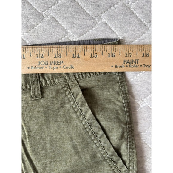 PrAna Shorts Mens 32 Green Hemp Stretch Cargo Travel Pockets Summer Gorpcore - Picture 6 of 6